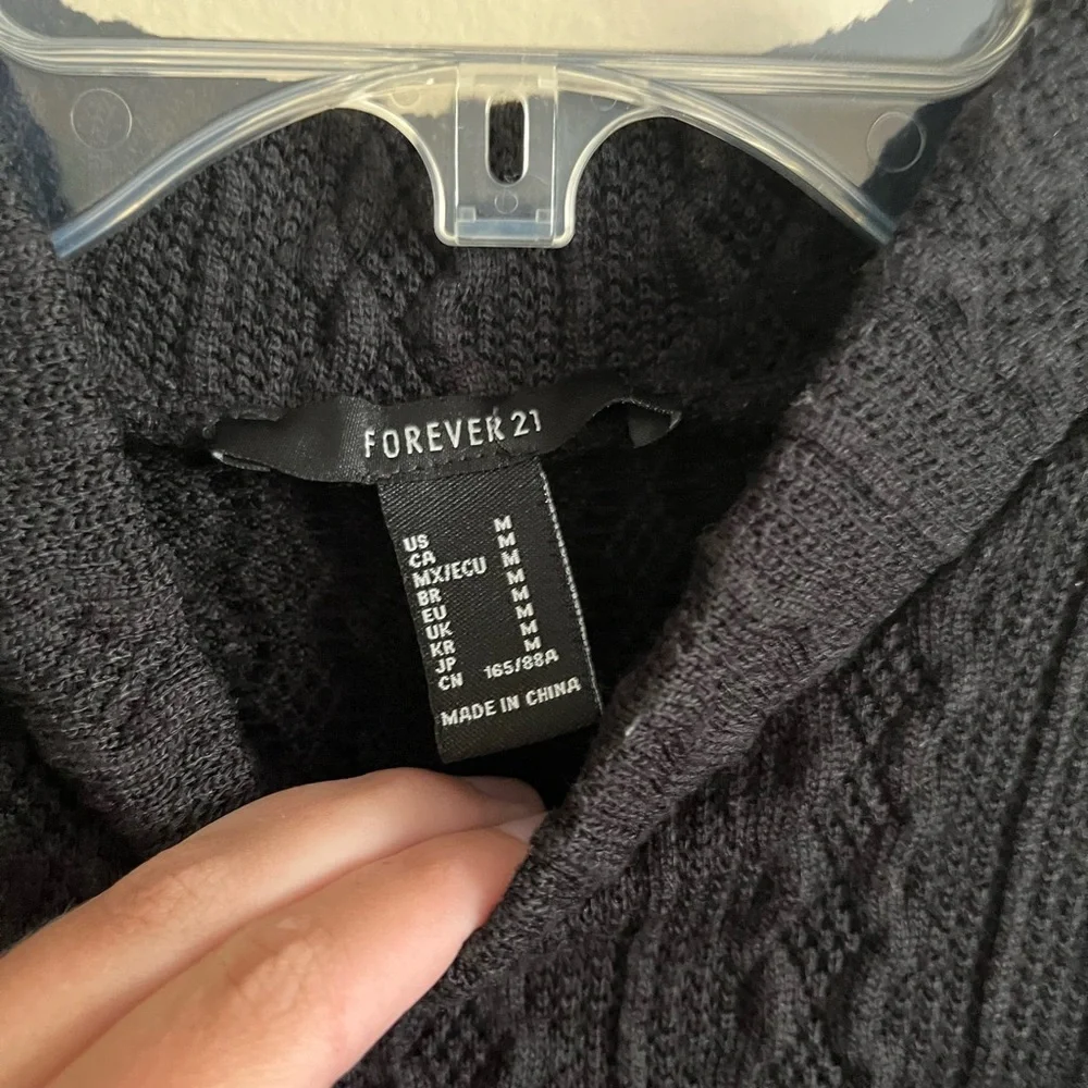 Black Sweater Dress - Picture 4 of 6